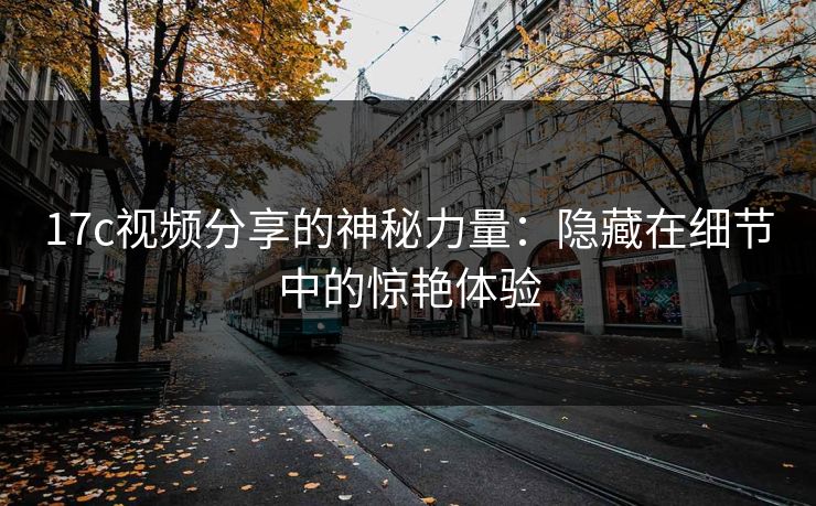 17c视频分享的神秘力量：隐藏在细节中的惊艳体验